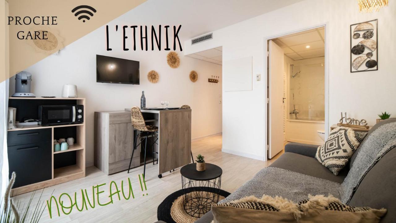 L'Ethnik--Studio Tout Confort--Clim--Parking--Wifi Lourdes Exterior photo